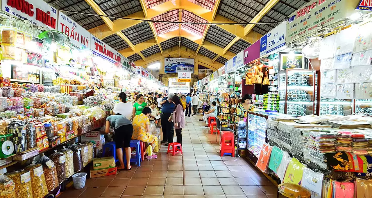 ben thanh market, vietnam