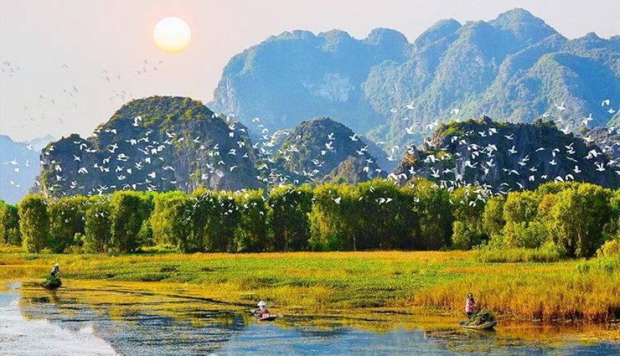 Van Long Nature Reserve in Ninh Binh