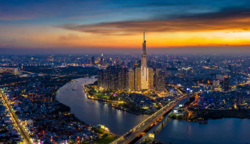 Ho Chi Minh City from above